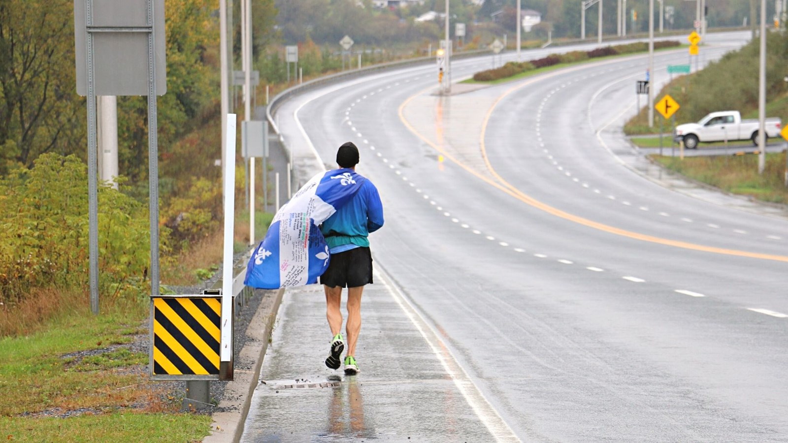 Marco Poulin est à mi-chemin de ses 500 km pour les aînés
