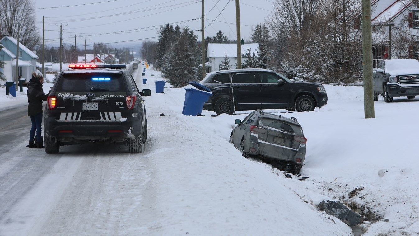 Une sortie de route à Saint-Georges ce matin