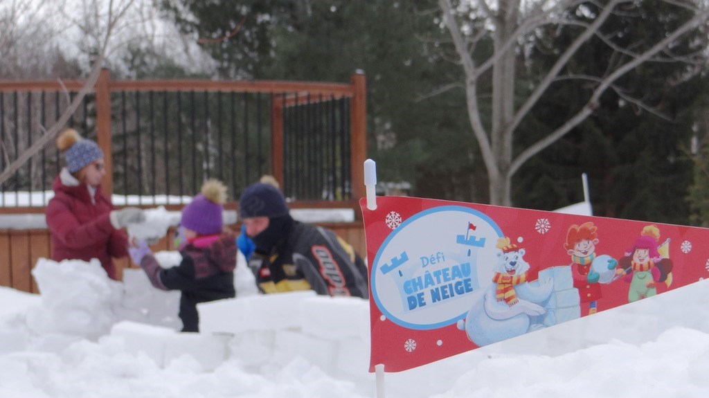 Construisez votre château de neige ! 