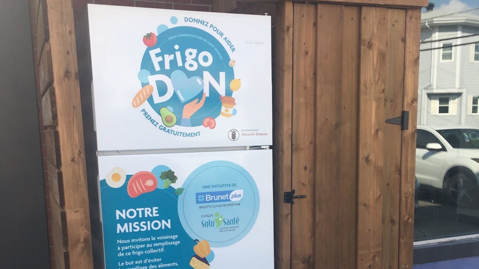 Le Frigo-don attend vos denrées jusqu'à 18 h