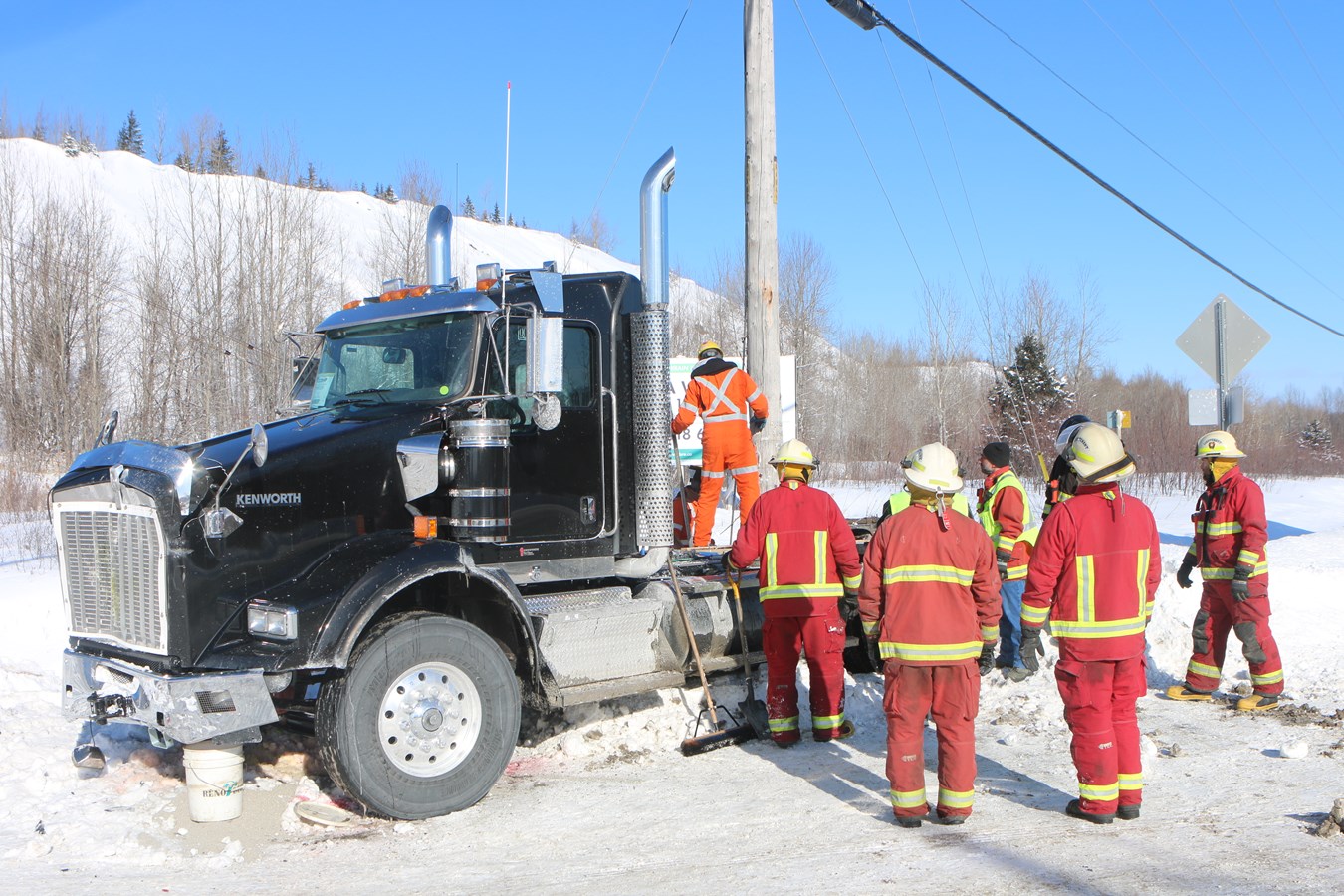 Collision sur la route 112 à Tring-Jonction
