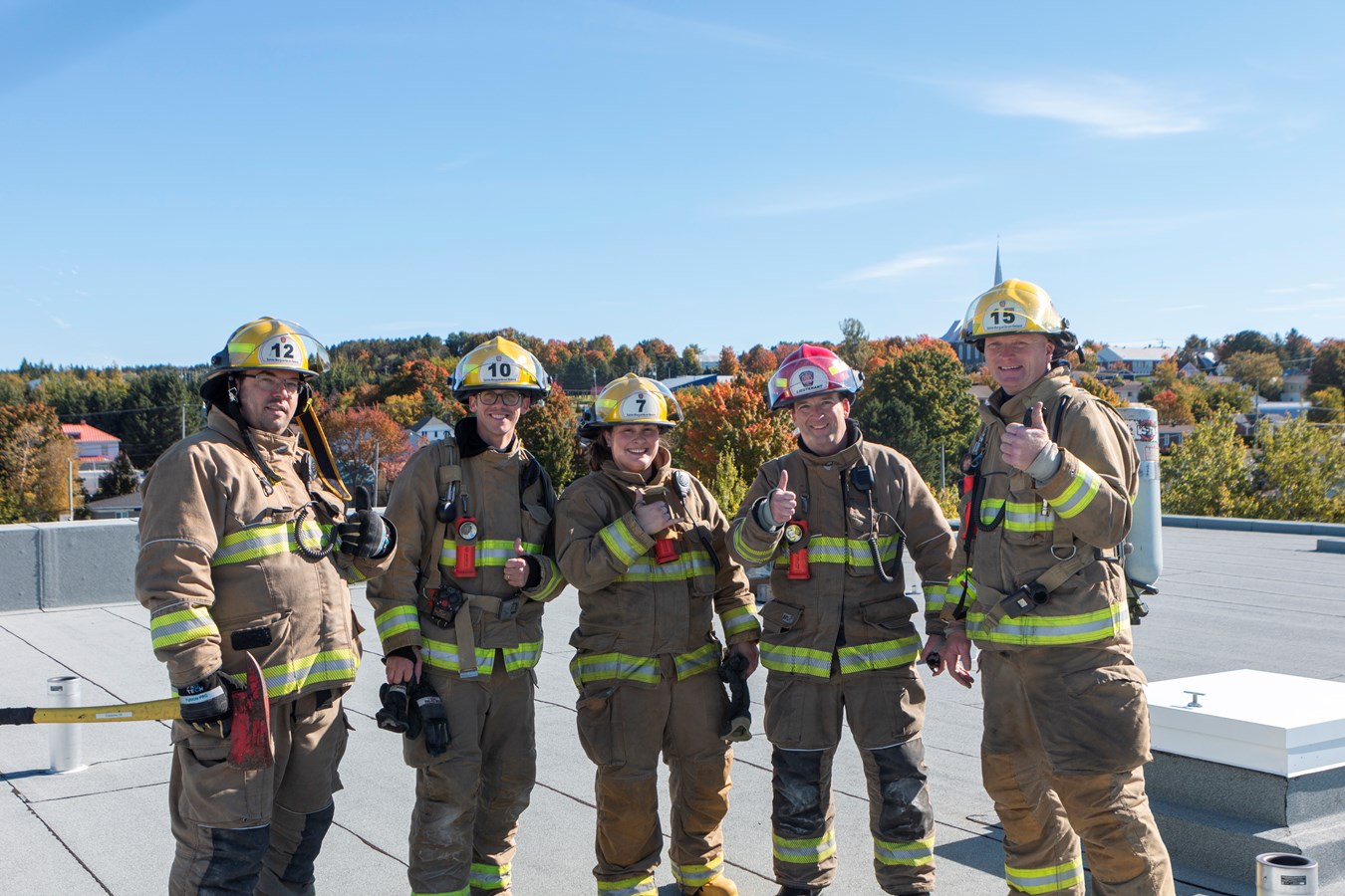 Entraînement spécial pour les pompiers de Sainte-Marguerite
