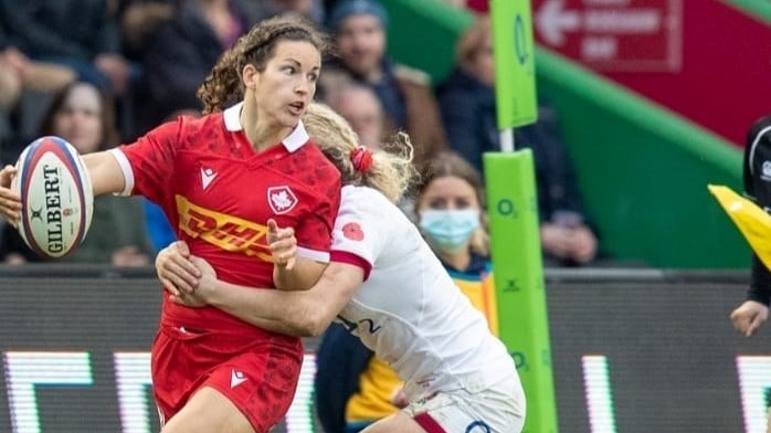 Une Georgienne à la Coupe du Monde de rugby