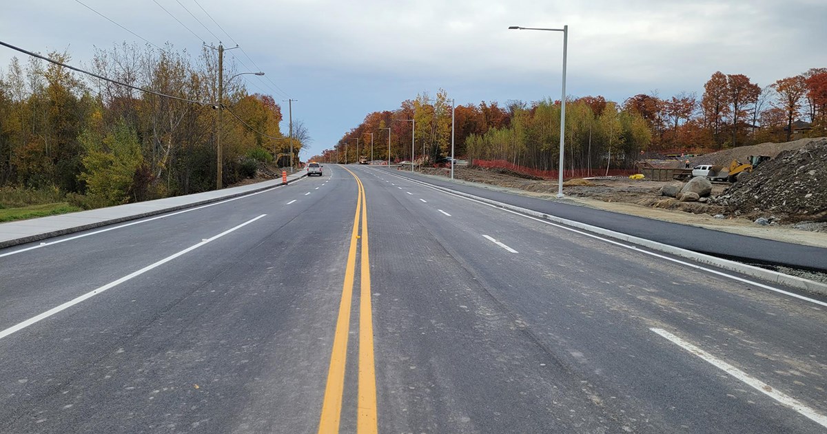 Réouverture de la route Saint-Martin