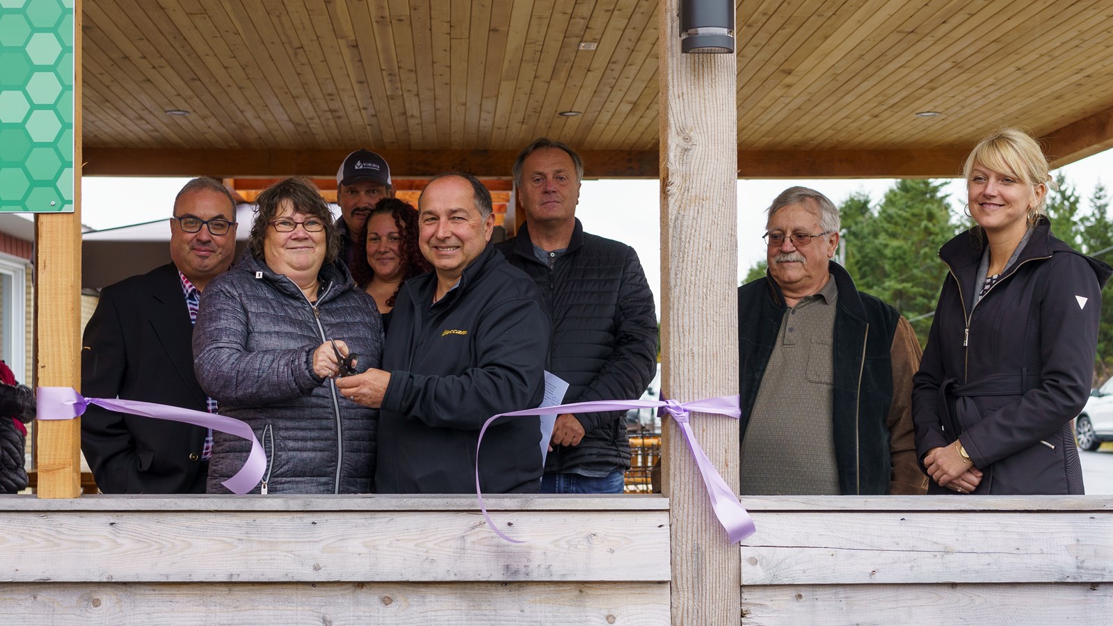 Une halte municipale flambant neuve à Saint-Hilaire-de-Dorset