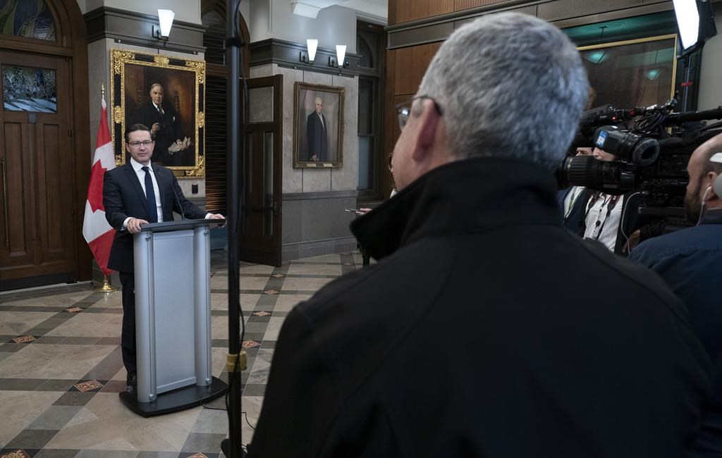 Poilievre ne sera pas du traditionnel dîner de la Tribune de la presse parlementaire