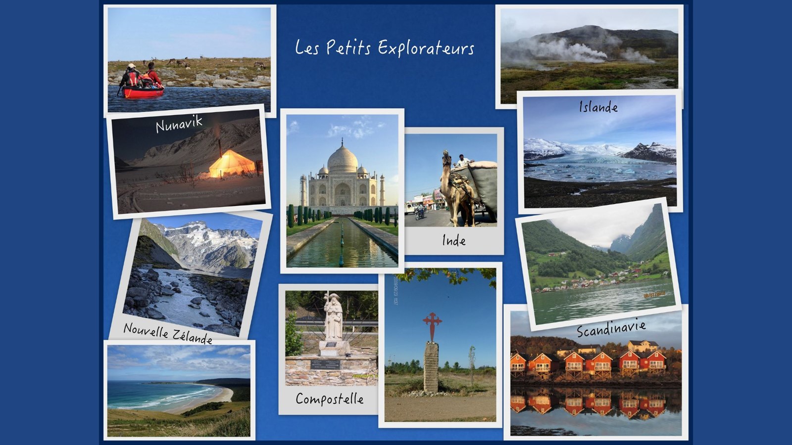 Les petits explorateurs: six récits de voyage présentés à Saint-Prosper