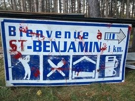 Parcours hanté ce soir à Saint-Benjamin