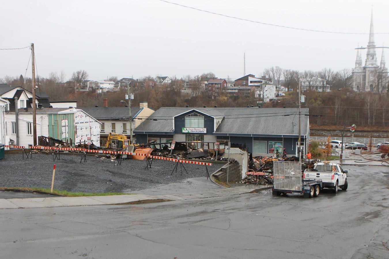 Incendie à Saint-Georges: un corps a été retrouvé dans les décombres
