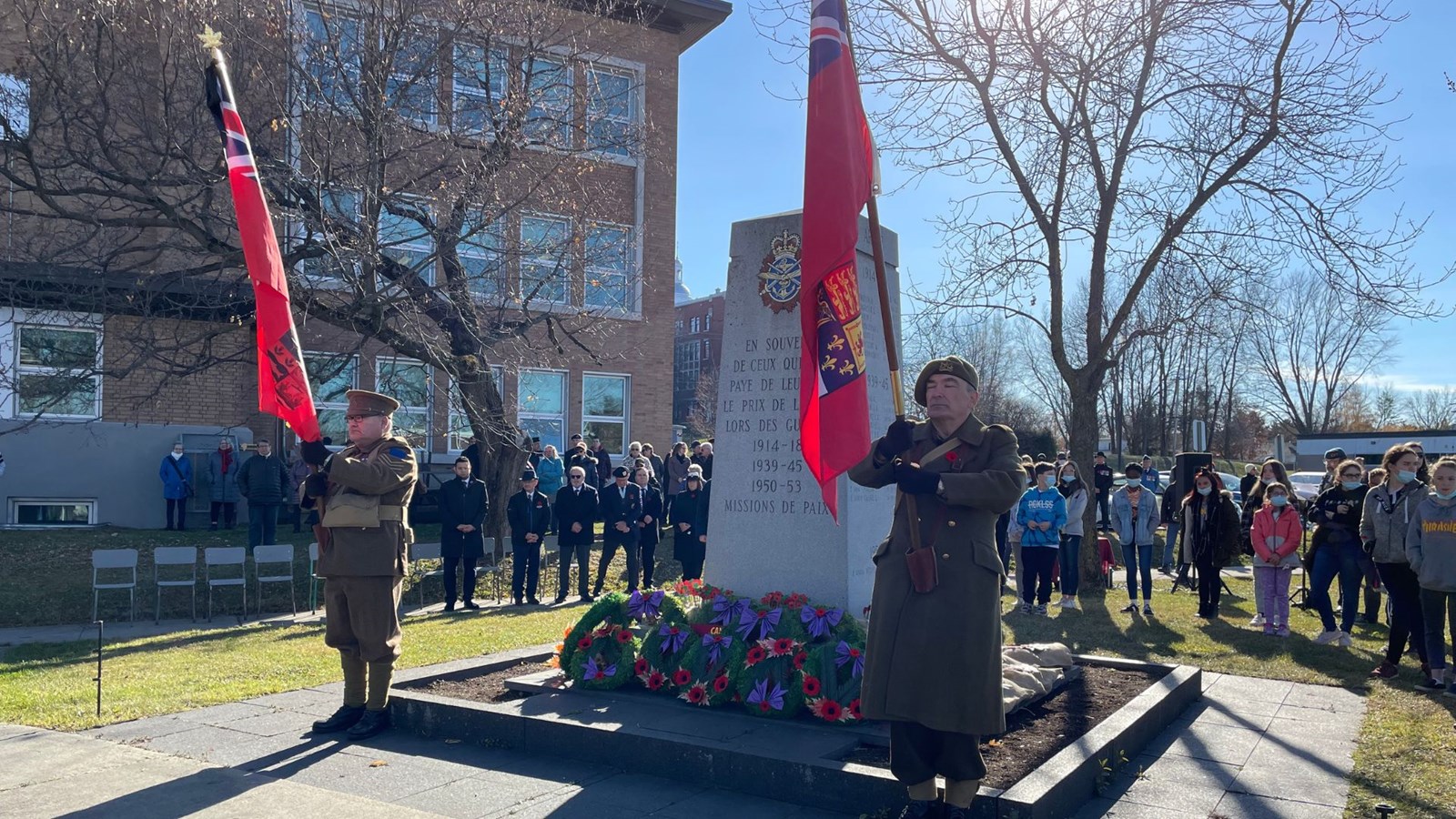 Jour du Souvenir ce matin à Saint-Georges