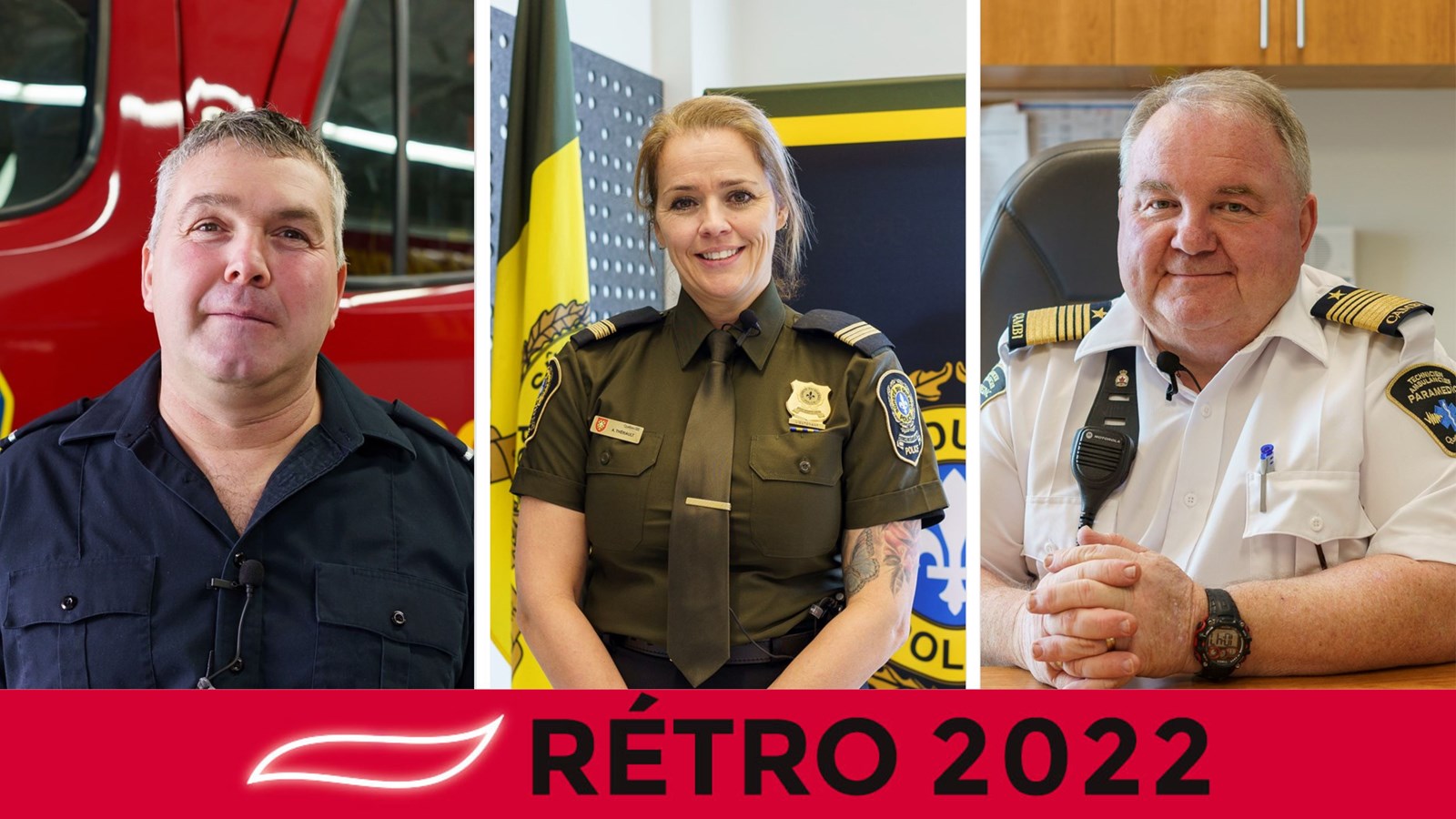 Mieux connaître les intervenants d'urgence