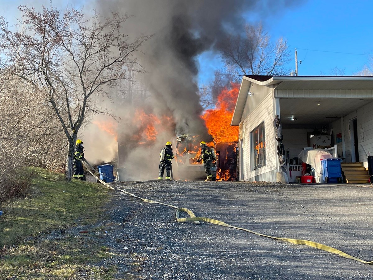 Feu à Beauceville