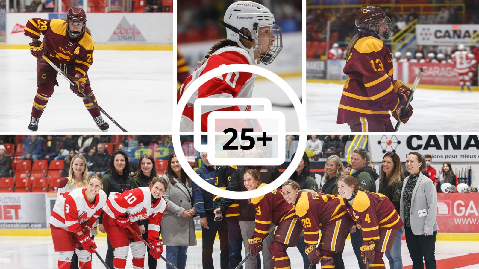 Hockey féminin: les Beauceronnes chaleureusement accueillies par leurs supporters