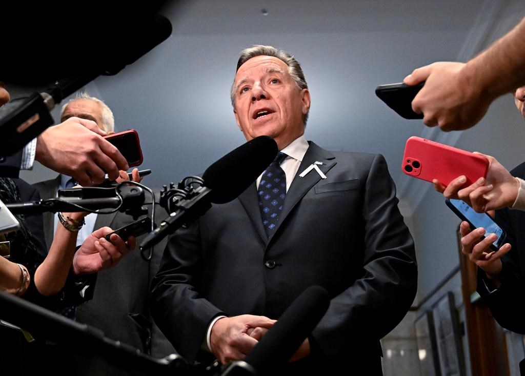 Discours inaugural: Legault veut s'attaquer au déclin du français