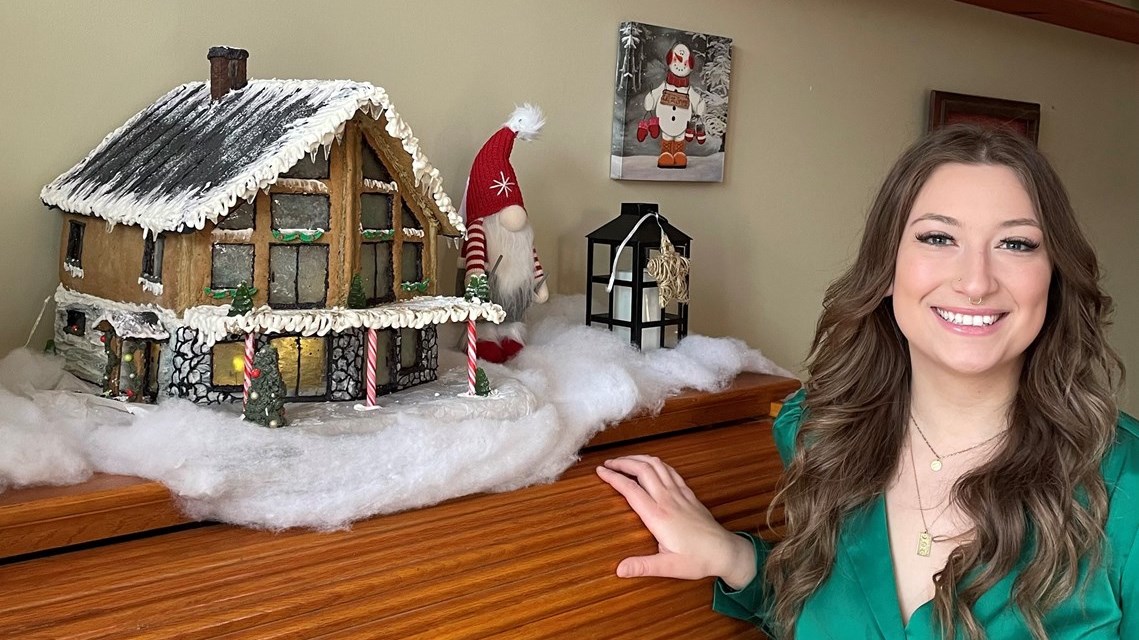 Une Beauceronne participe à un concours de maisons en pain d'épices