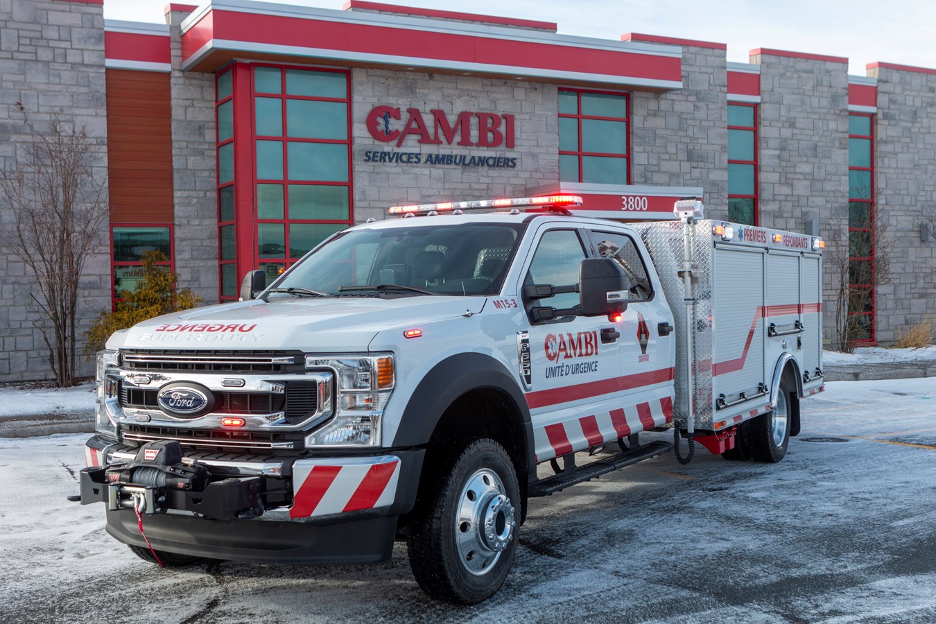 Un nouveau véhicule pour l'équipe de sauvetage et de désincarcération du groupe Cambi