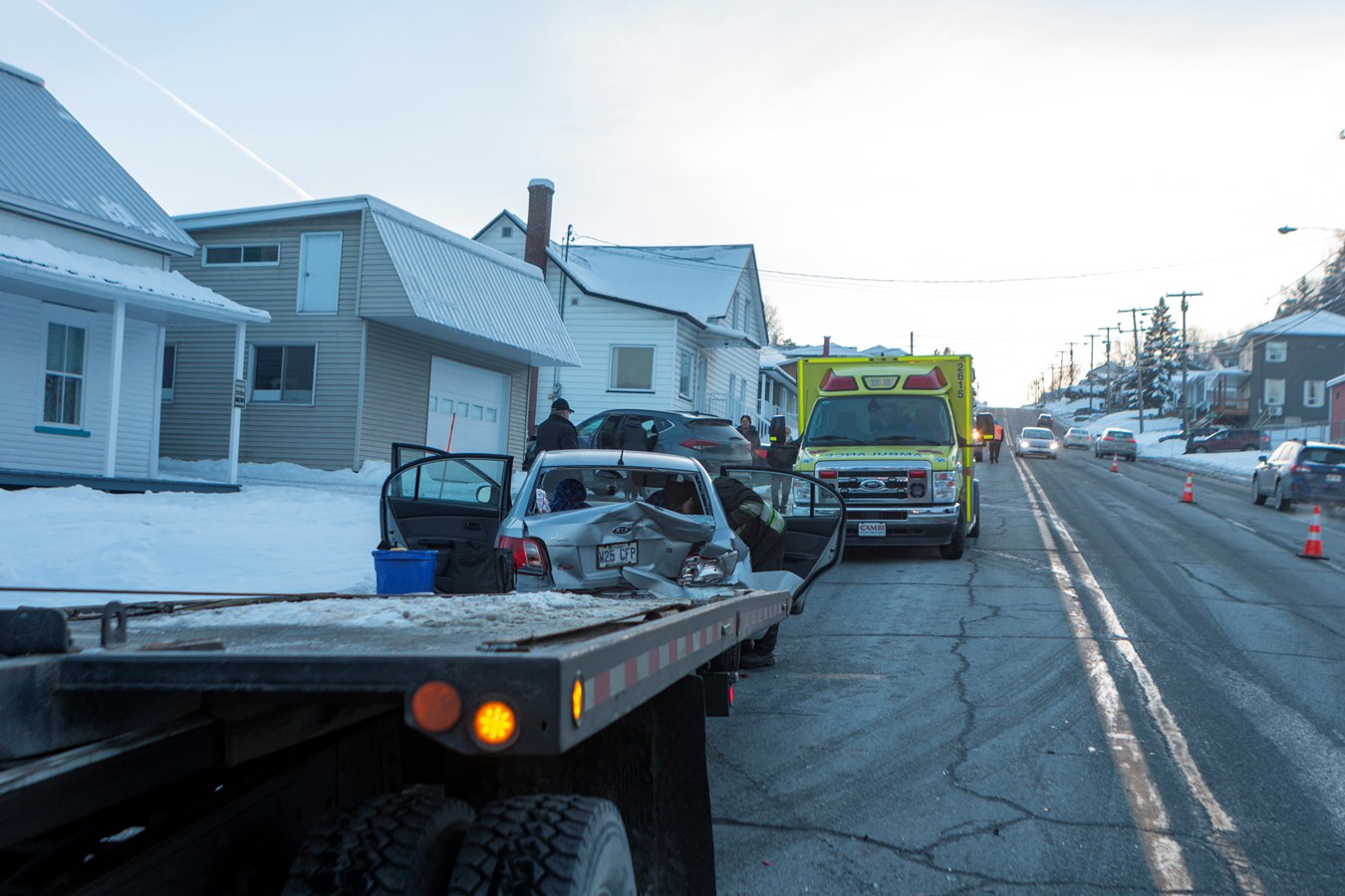 Deux accidents coup sur coup à Beauceville