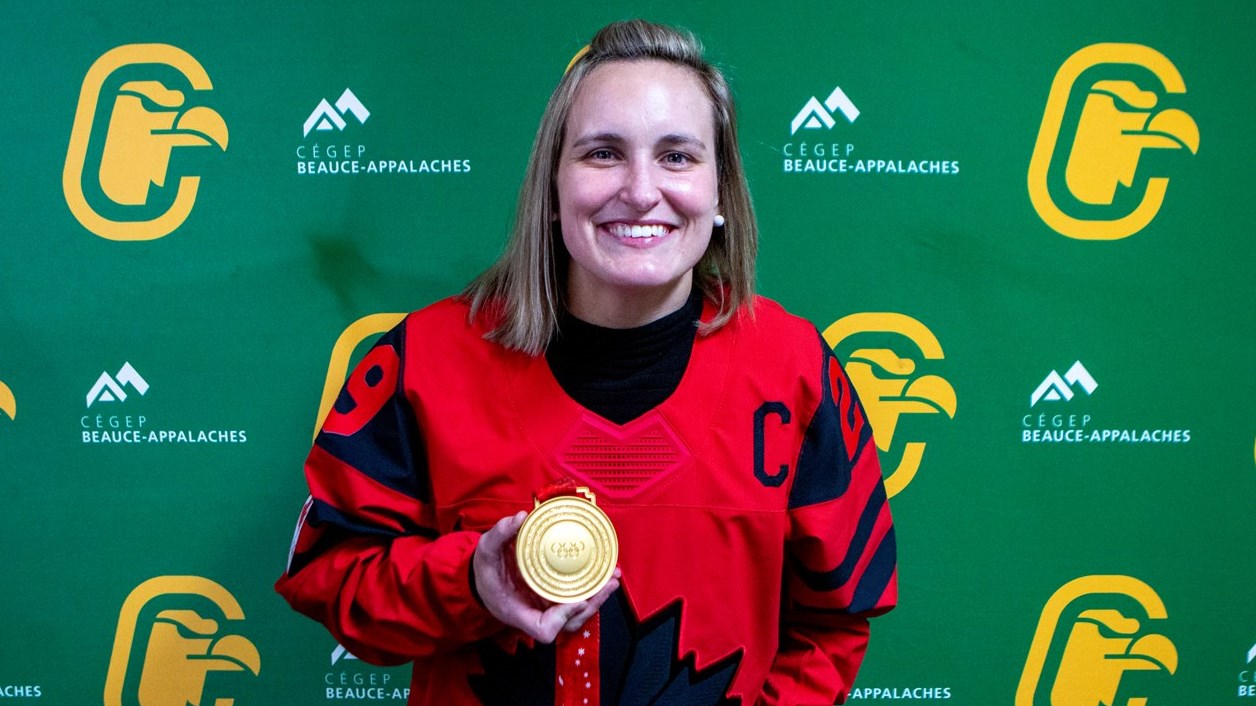 Marie-Philip Poulin élue athlète féminine de l'année de La Presse Canadienne