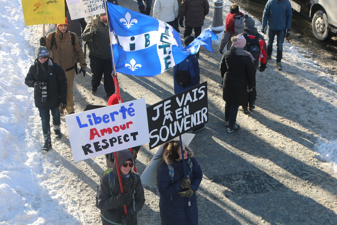 À travers la lentille de notre photojournaliste: spécial Manif de Québec