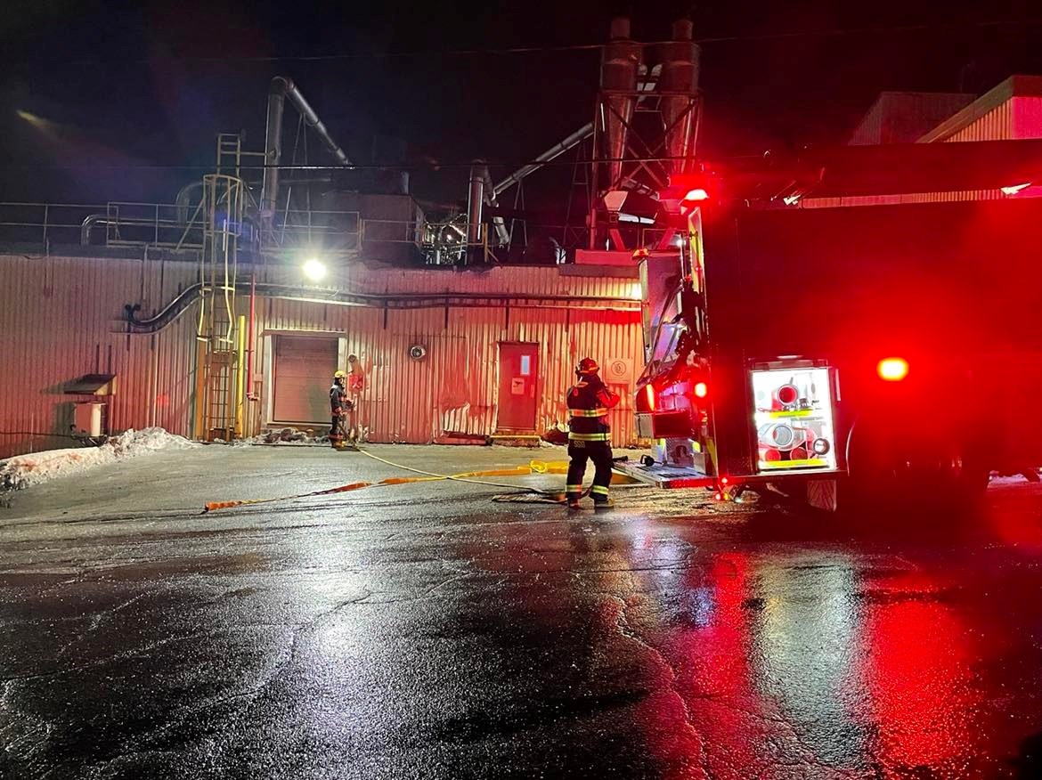 Début de feu chez Royal Mat