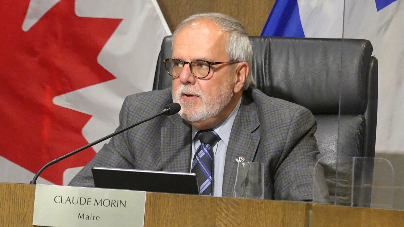 Le maire Claude Morin ému par la guerre en Ukraine