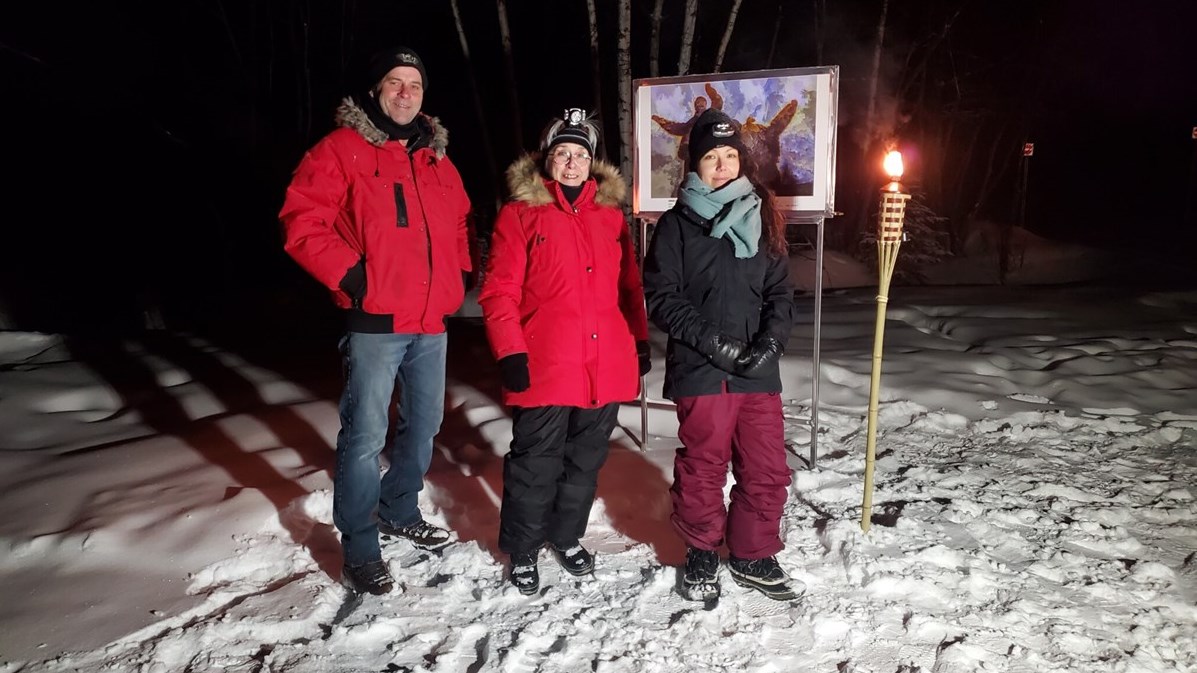 Les oeuvres de Danielle Robinson exposées en extérieur à Saint-Joseph