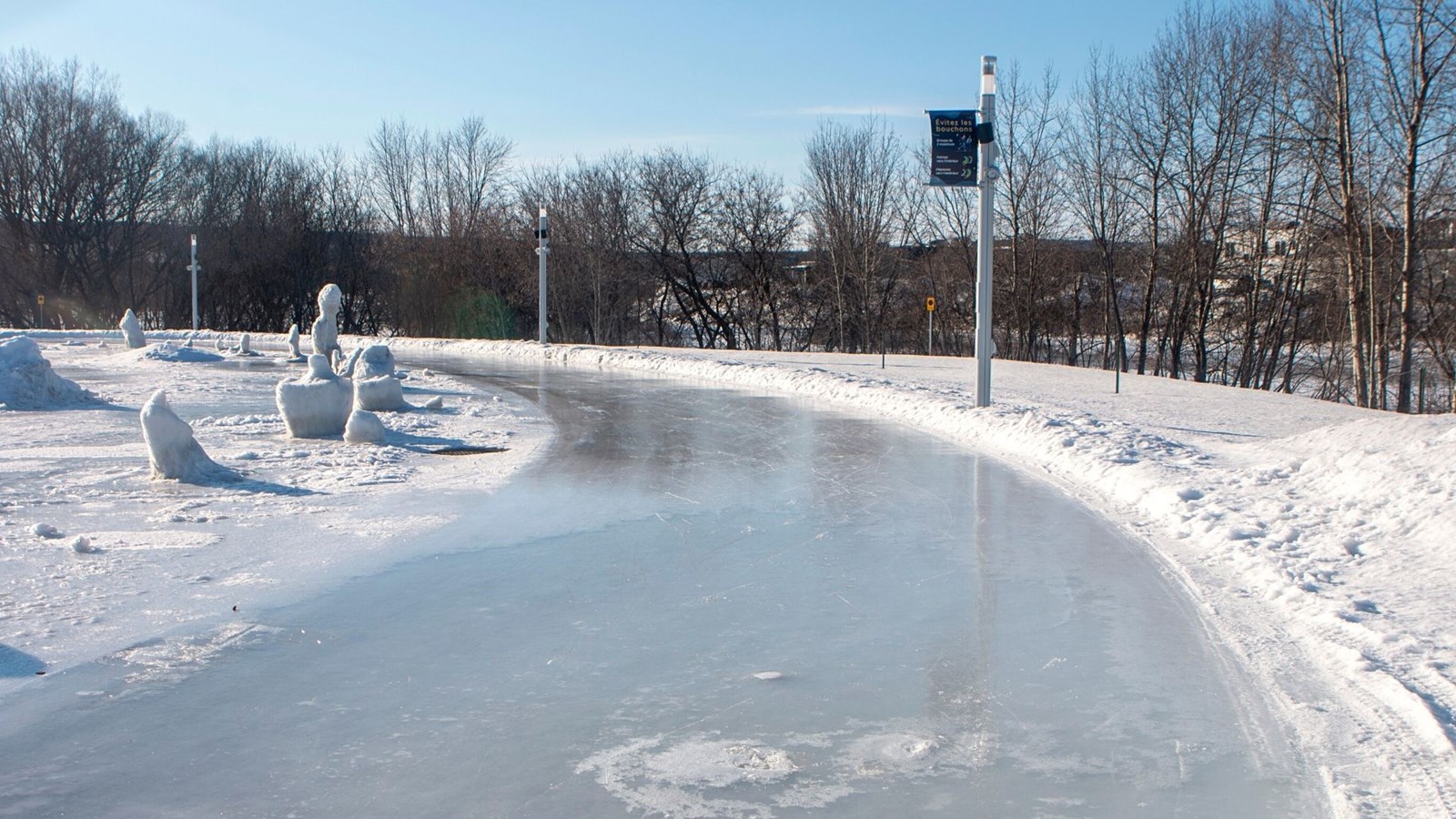Le patinage extérieur est terminé