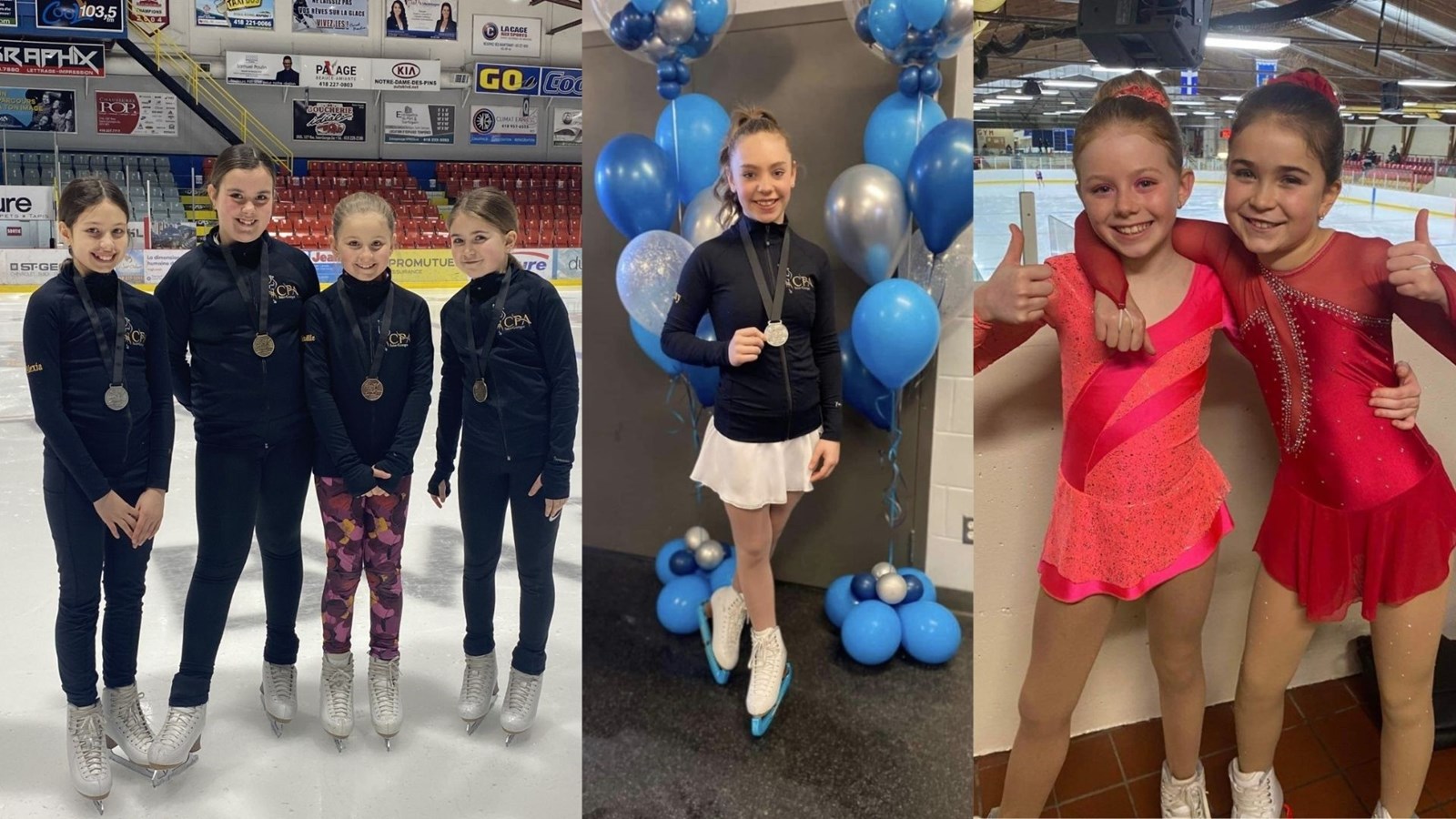 Plusieurs patineuses récompensées pour leur prestation
