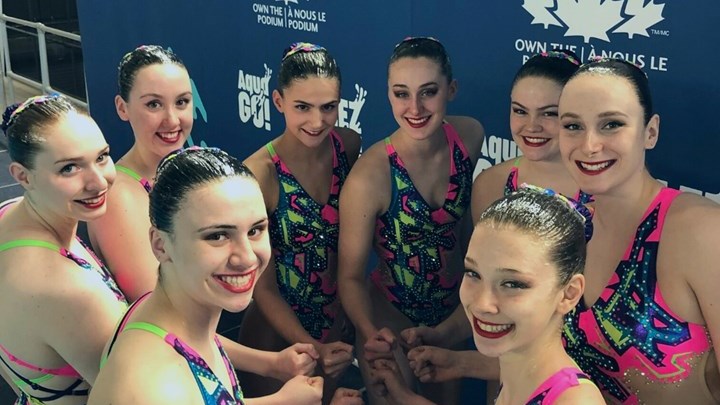 Natation artistique: Andrée-Anne Côté reprend la compétition 