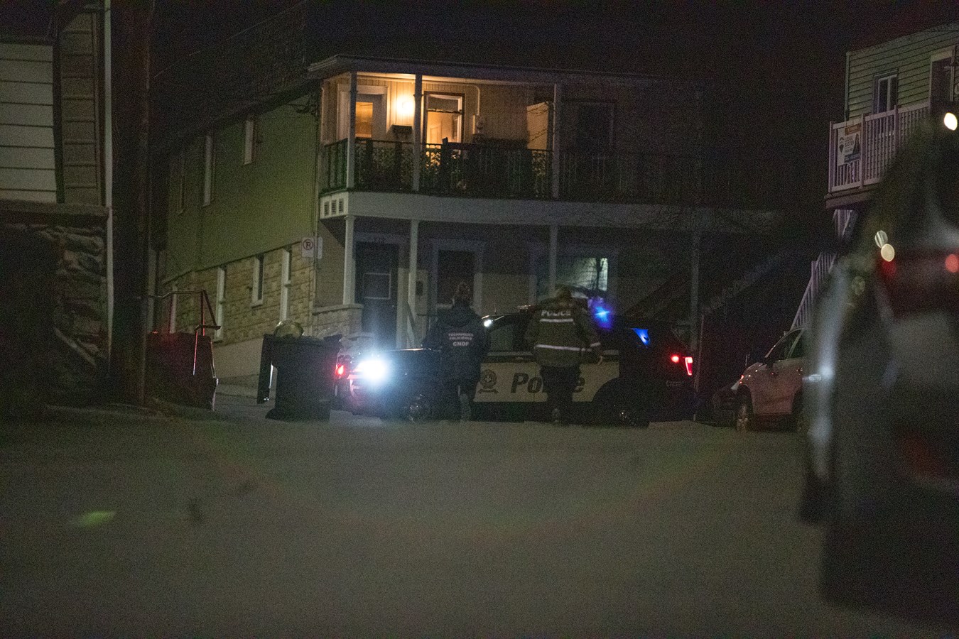 Intervention policière à Saint-Georges