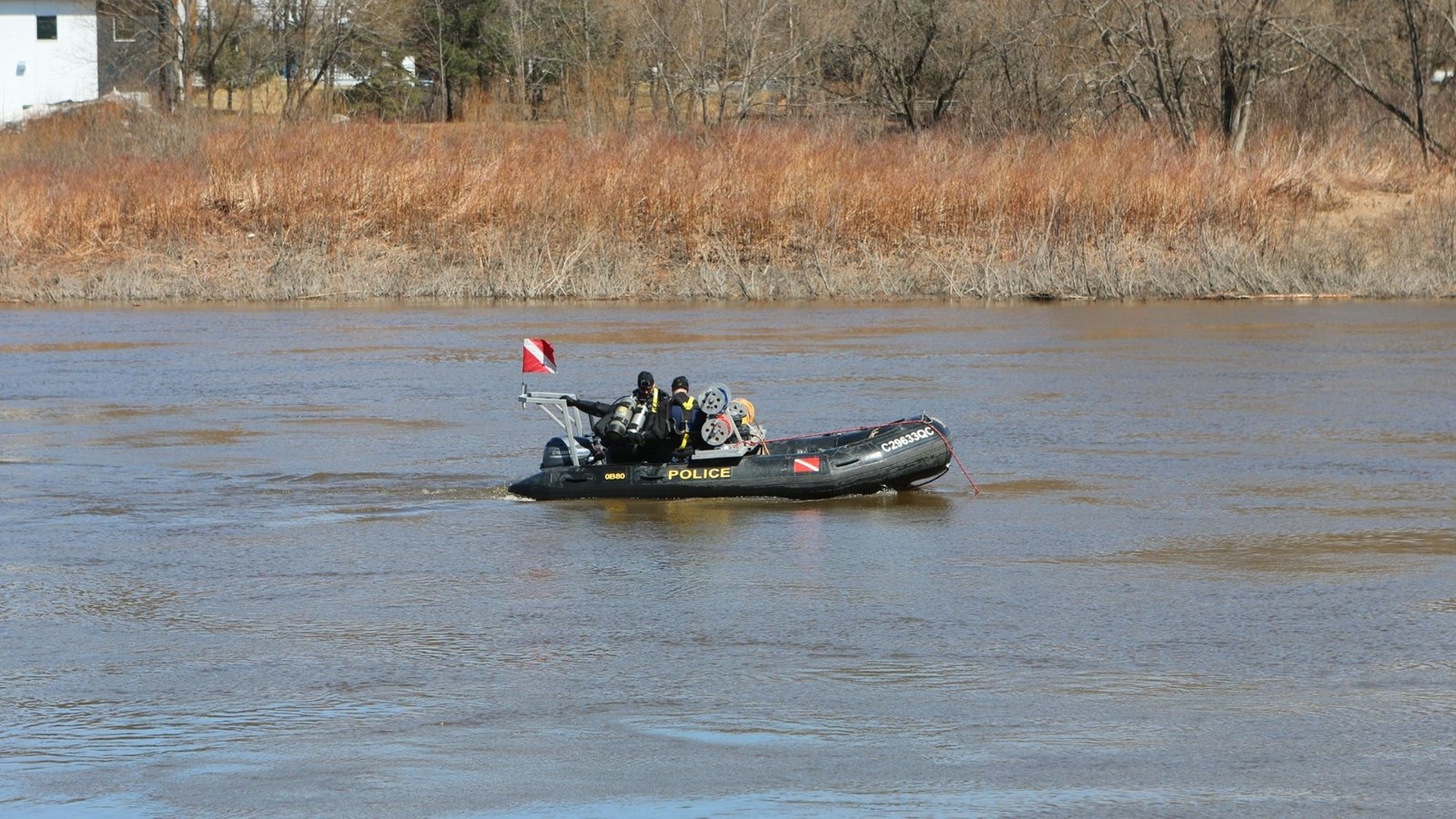 La camionnette dans la rivière Chaudière a été retrouvée