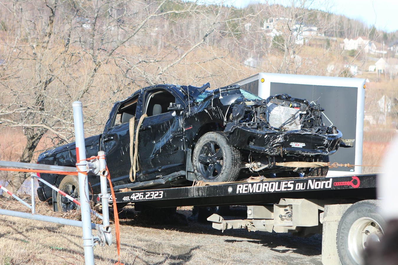 Personne à bord de la camionnette repêchée à Beauceville