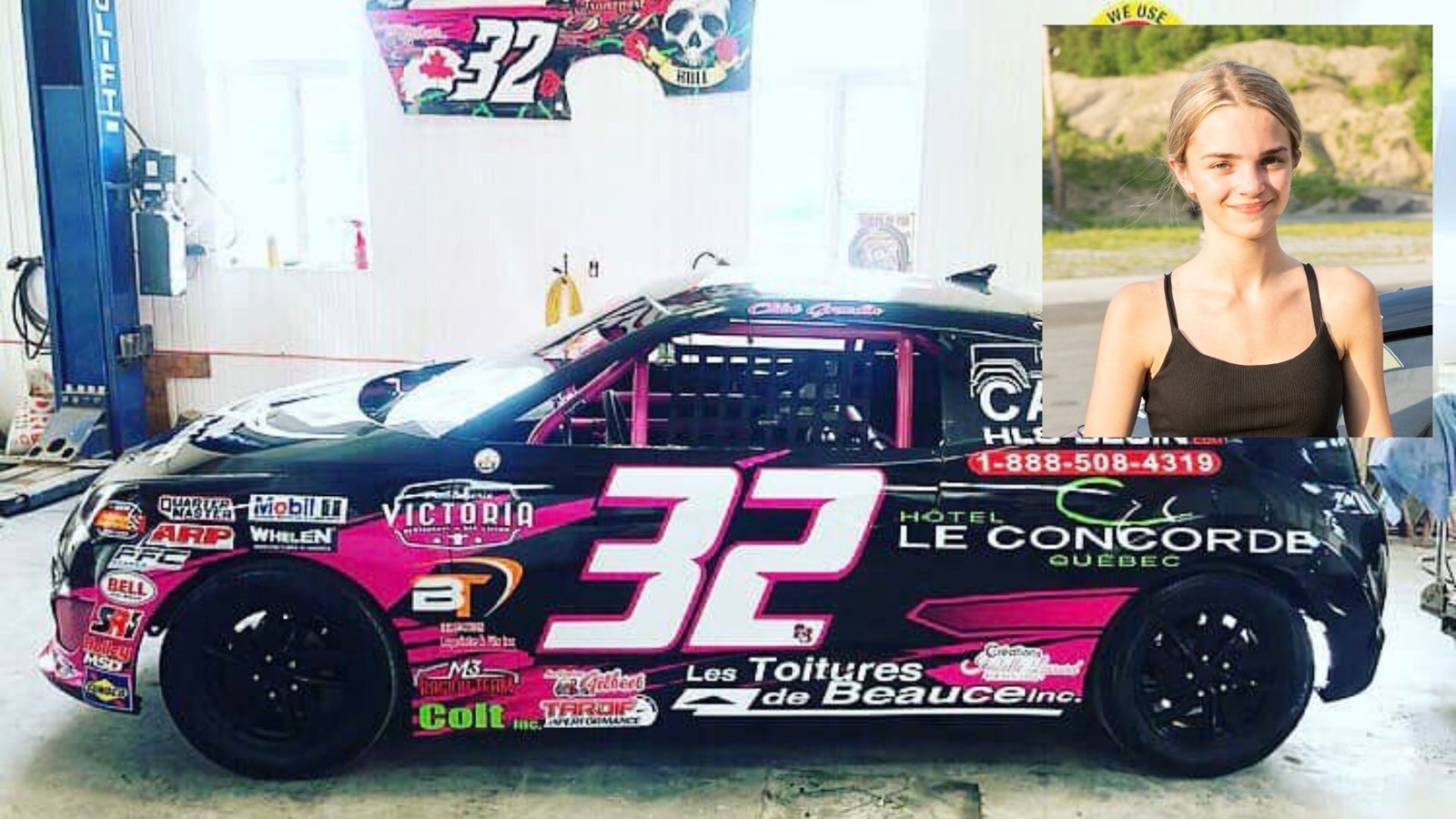 La pilote Chloé Grondin est prête pour sa nouvelle saison