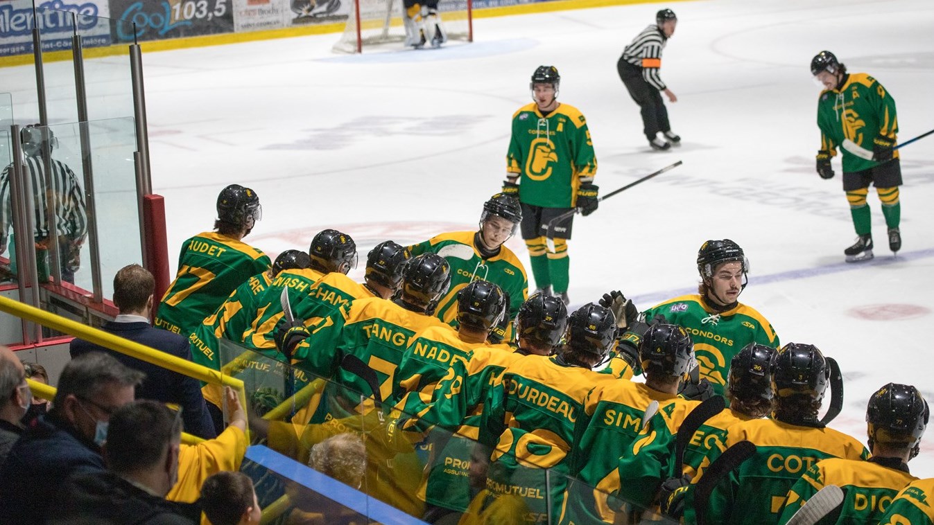 Hockey: les Condors affronteront le Collège Français de Longueuil en finale