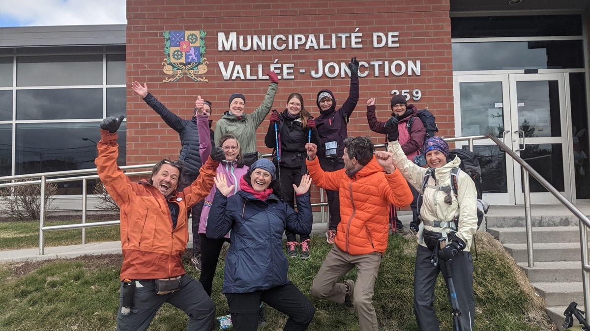Ils ont marché 165 km de Richmond à Vallée-Jonction