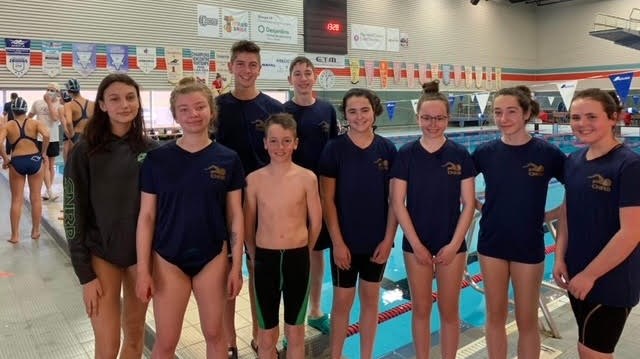 Quarante podiums pour le Club de natation régional de Beauce