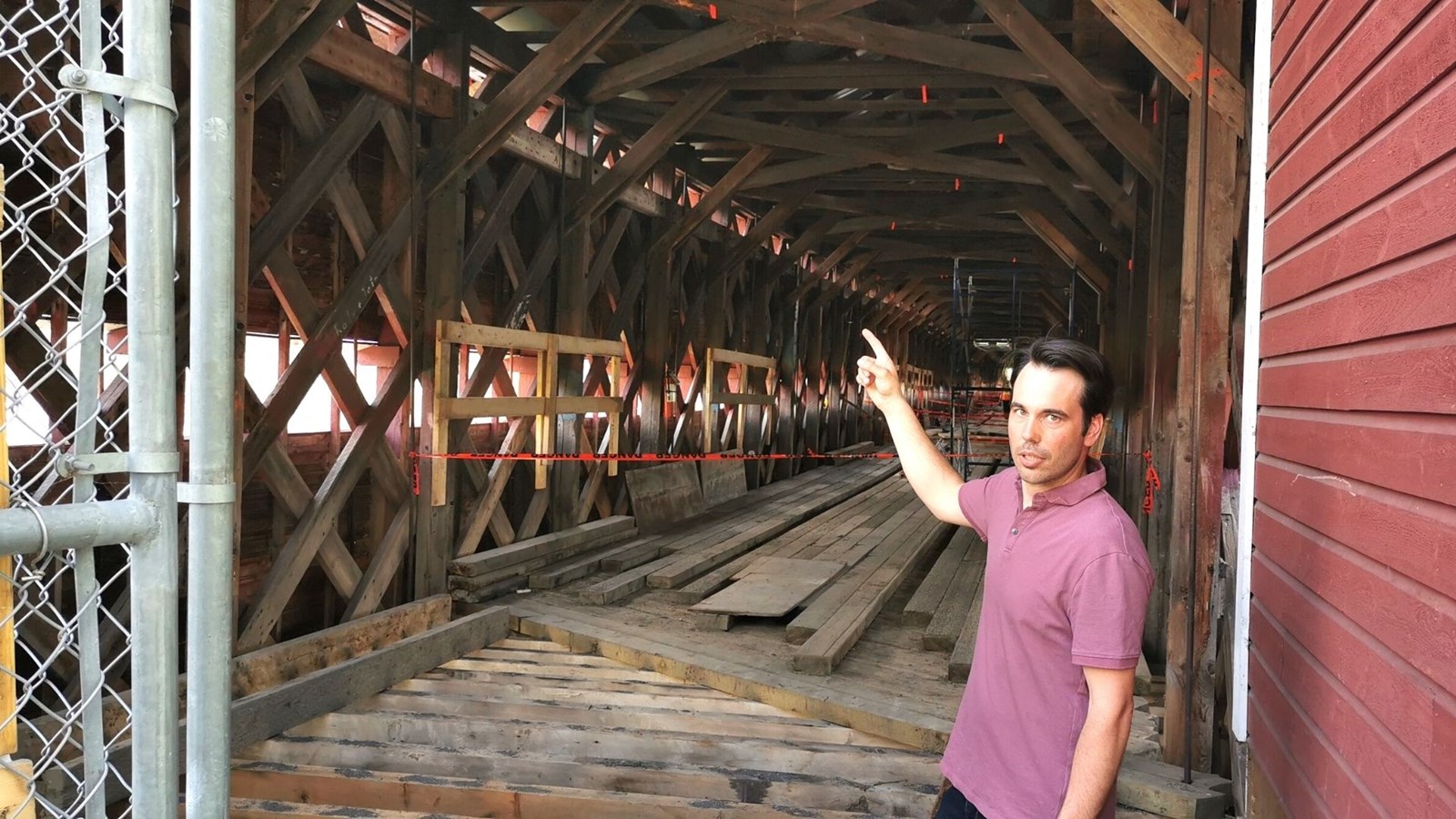 Réfection du pont couvert Perrault: le chantier est lancé