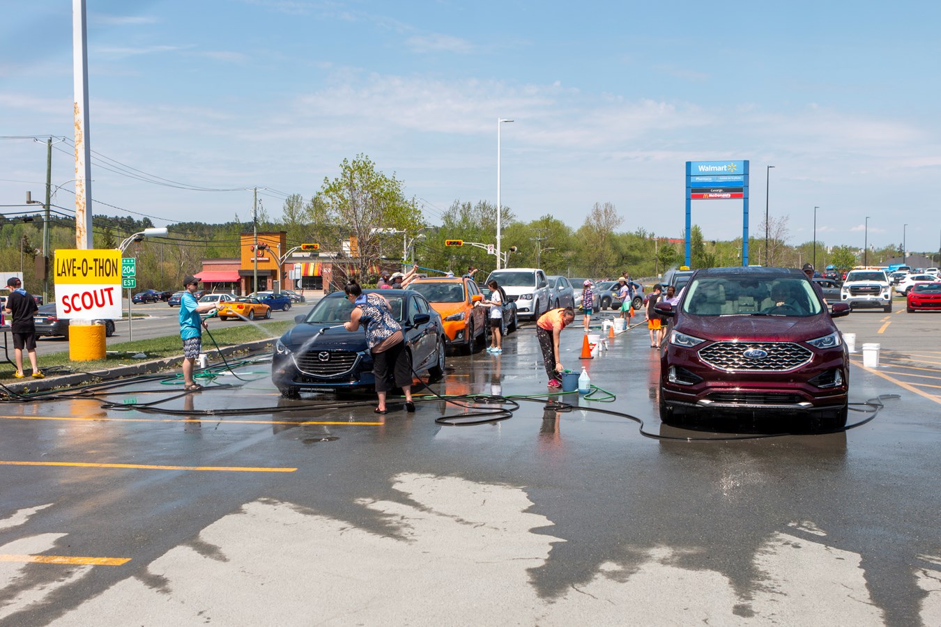 Plus de 1 100 billets vendus au lave-o-thon du 49e groupe scout de Saint-Georges
