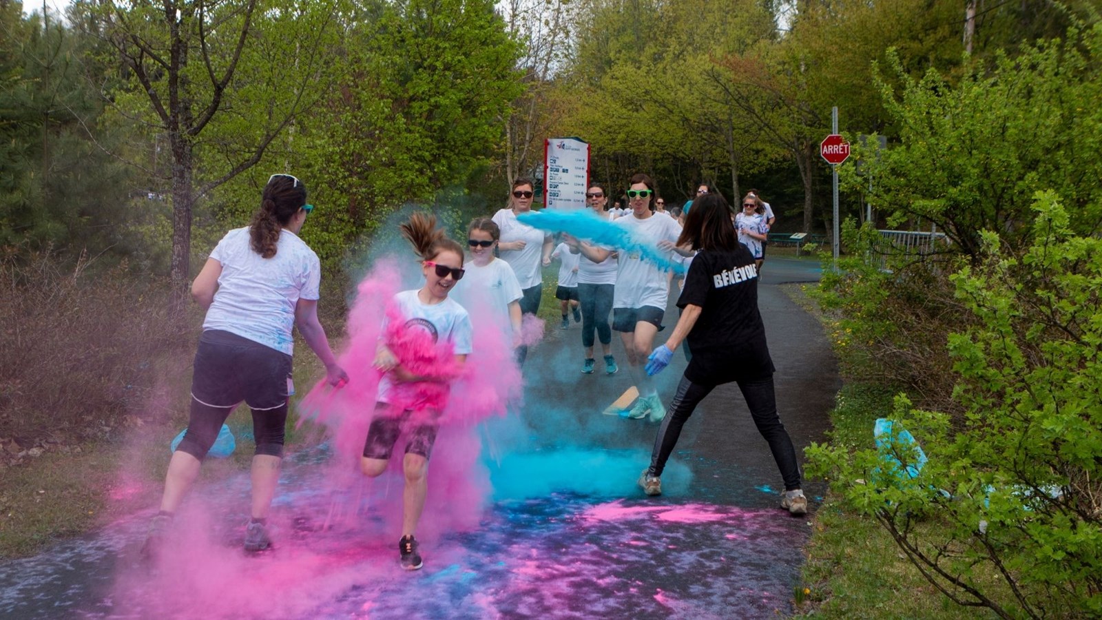 Course colorée: un franc succès!