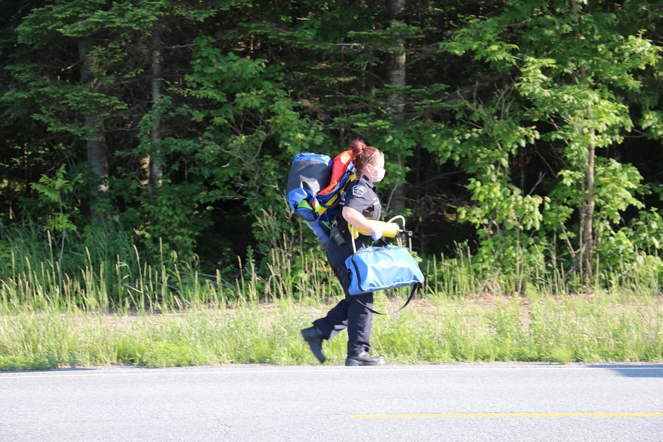 Les techniciens ambulanciers dans le feu de l'action