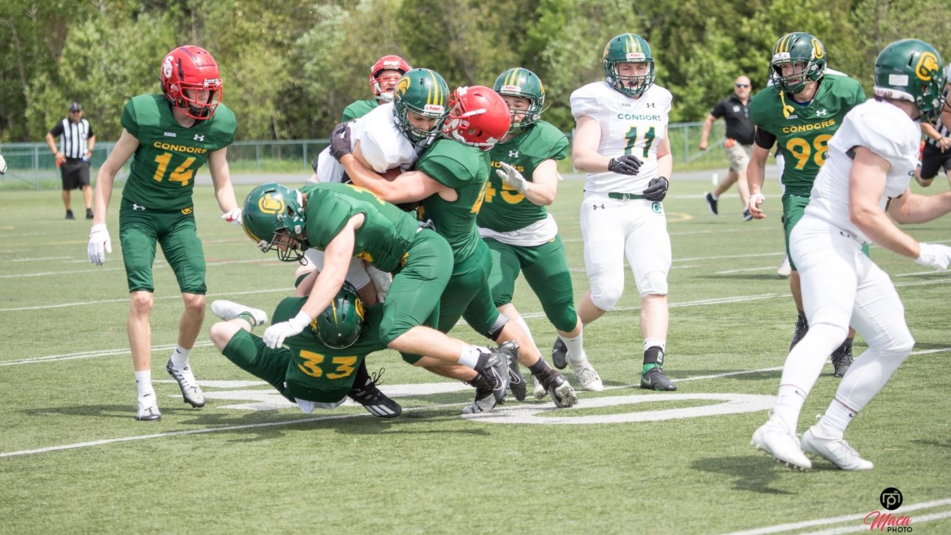 Condors football: une équipe toujours compétitive, selon l'entraineur-chef