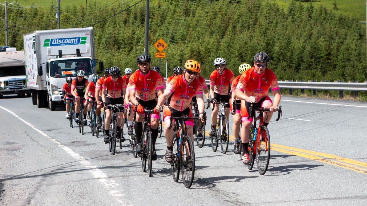 Un passage en Beauce du Tour cycliste des policiers de Laval