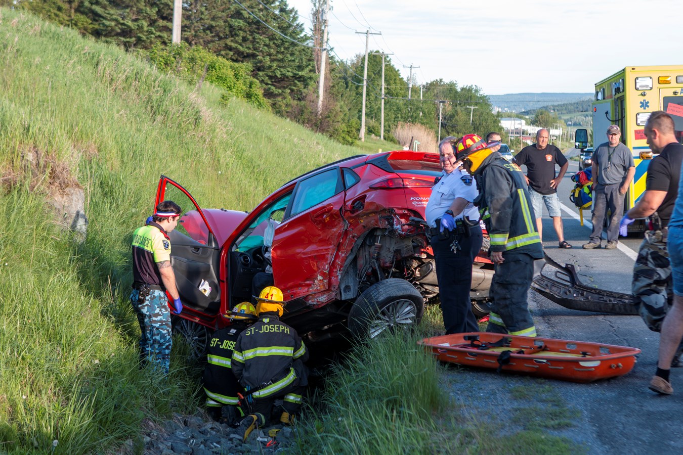 Collision à Saint-Joseph-de-Beauce