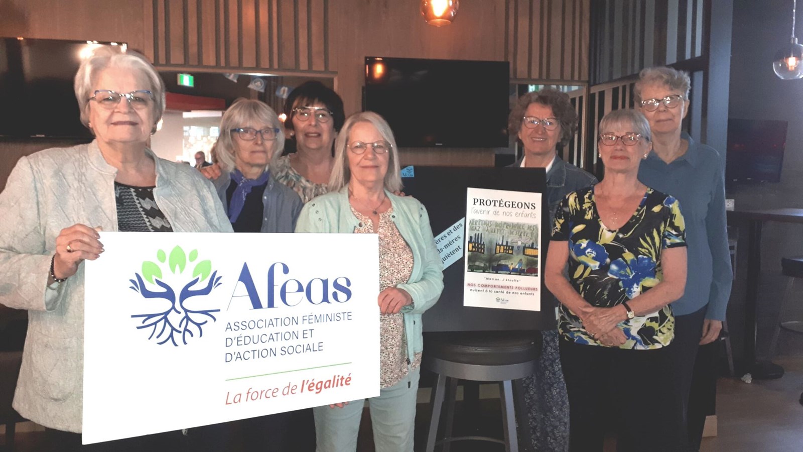 Des mères et des grands-mères s’inquiètent de la crise climatique