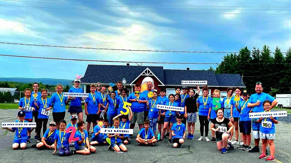 L'école primaire de Saint-Robert-Bellarmin a organisé une course