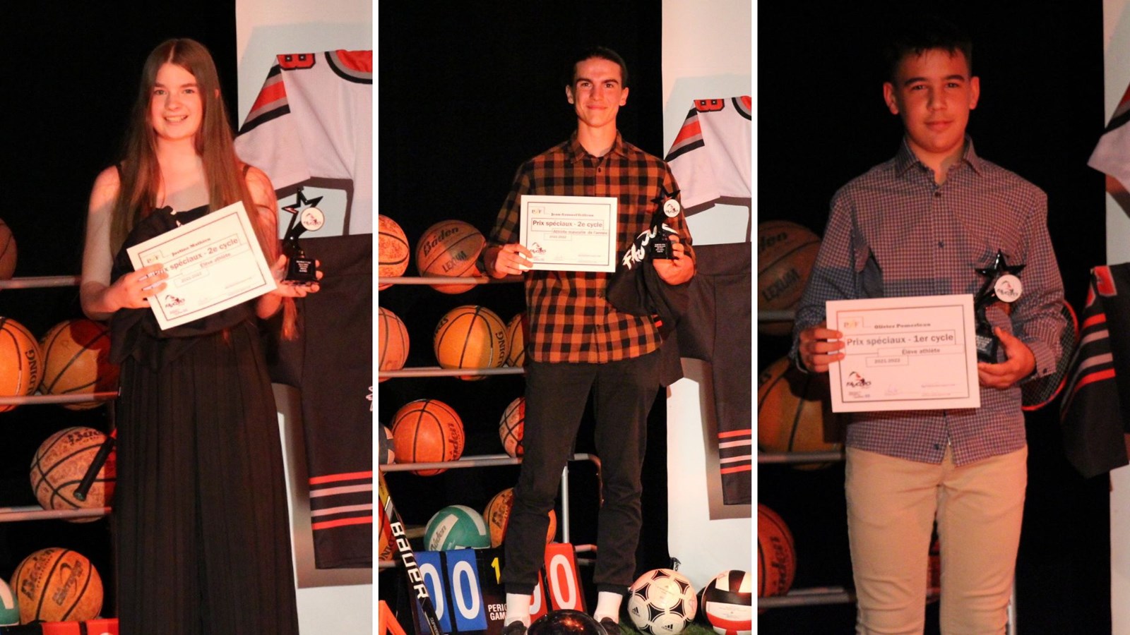 Les Faucons récompensent leurs athlètes