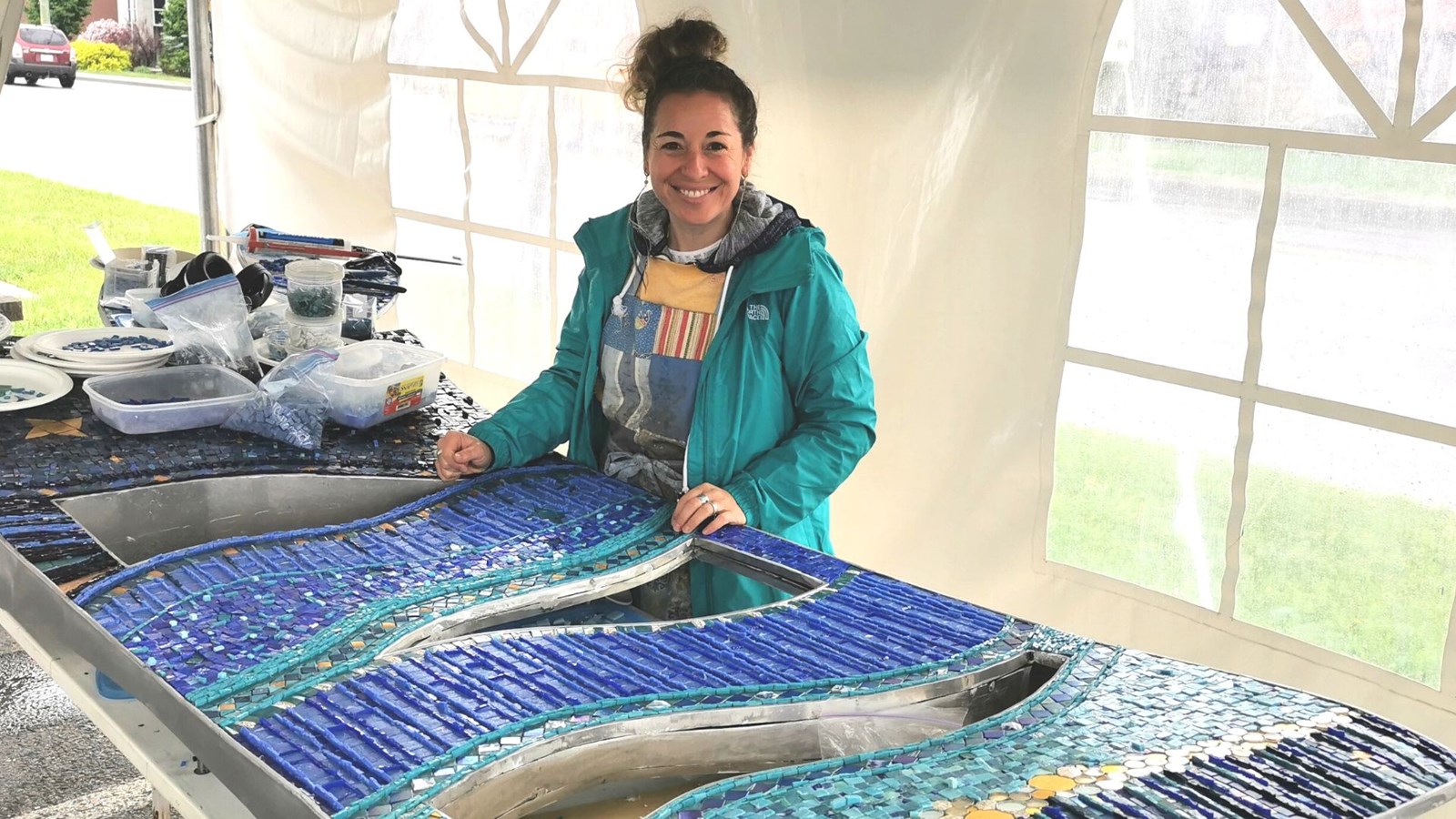 La mosaïste Laurence Petit en cinq réponses