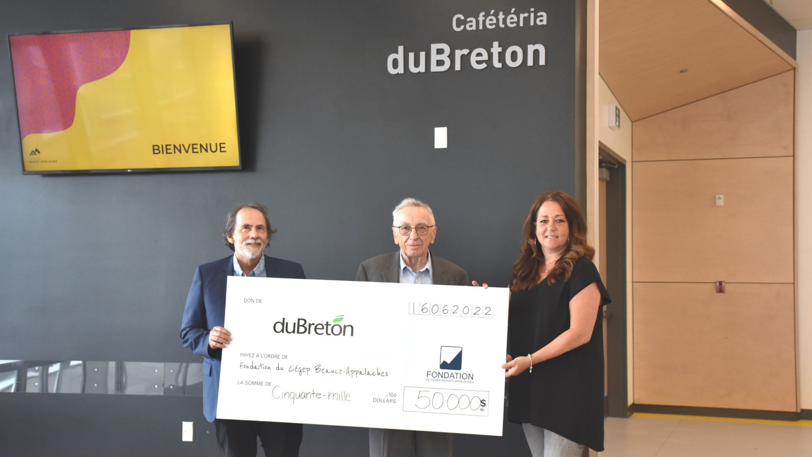 Don de 50 000 $ pour le campus de Sainte-Marie