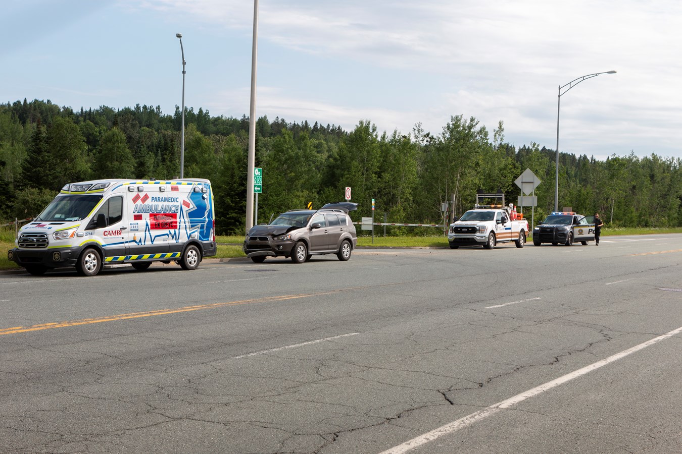 Deux voitures impliquées dans un accident à Beauceville