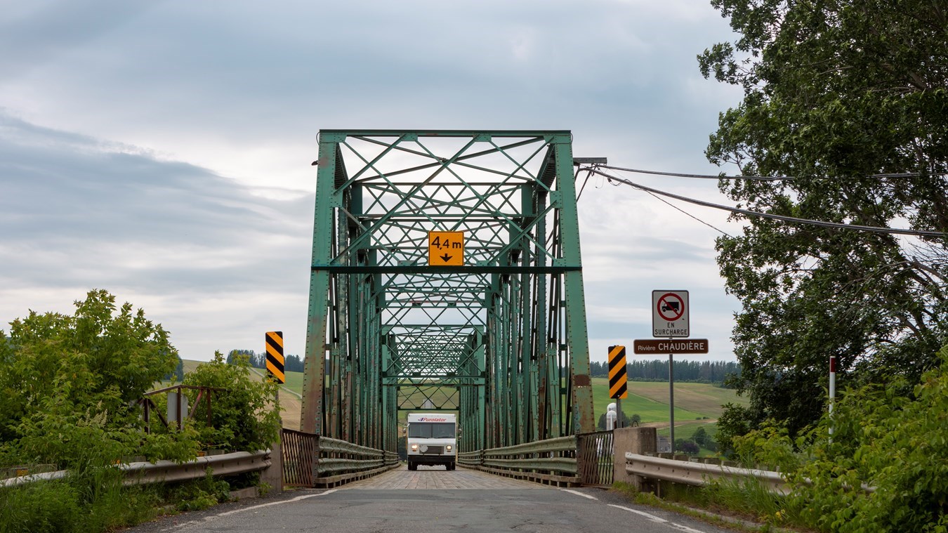 Fermeture par courtes périodes du pont à Saint-Joseph-de-Beauce